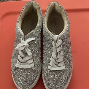 Betsey Johnson Bedazzled sneakers